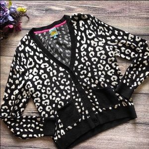 C&C California Leopard Print Cardigan sz Medium